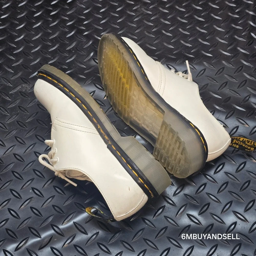 Dr. Martens 1461 Iced Oxford Shoes Mens 4 Womens 5 Ivory White Leather‎ 26563115